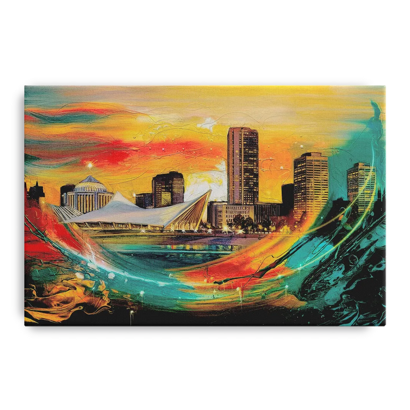 Milwaukee Festival Spirit Front - Canvas Wall Art