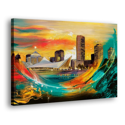 Milwaukee Festival Spirit Side - Canvas Wall Art