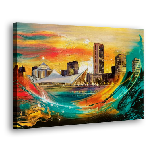 Milwaukee Festival Spirit Side - Canvas Wall Art