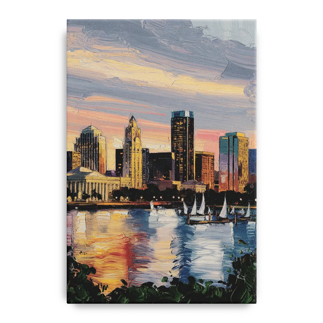 Milwaukee Historic Landmarks Front - Canvas Wall Art