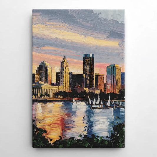 Milwaukee Historic Landmarks - Canvas Wall Art