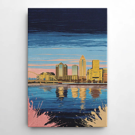 Milwaukee Wisconsin Charm - Canvas Wall Art