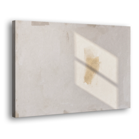 Minimalist Abstract Painting of Window Light - Canvas Wall Art - Side