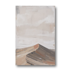 Minimalist Landscape Wall Art of a Sand Dune Ridge - Canvas Wall Art - Front