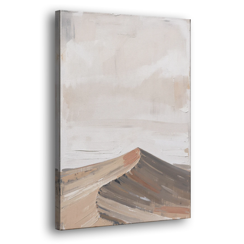 Minimalist Landscape Wall Art of a Sand Dune Ridge - Canvas Wall Art - Side