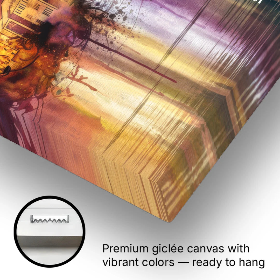 Minneapolis Historic Mill District - Canvas Wall Art - Gallery Wrap Corner