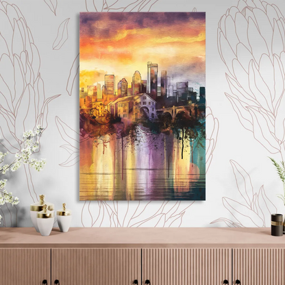 Minneapolis Historic Mill District Sitting Room - Canvas Wall Art