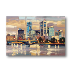 Minneapolis Modern Architectural Beauty - Canvas Wall Art - Front