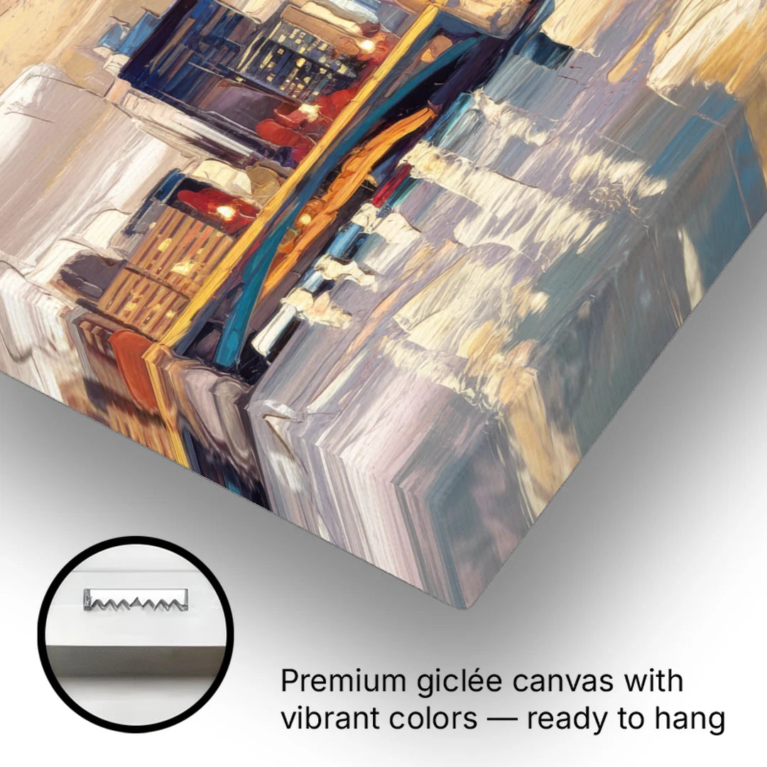Minneapolis Modern Architectural Beauty - Canvas Wall Art - Gallery Wrap Corner