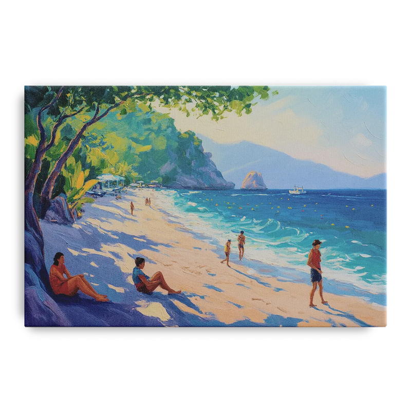 Mismaloya Beach View Front - Canvas Wall Art