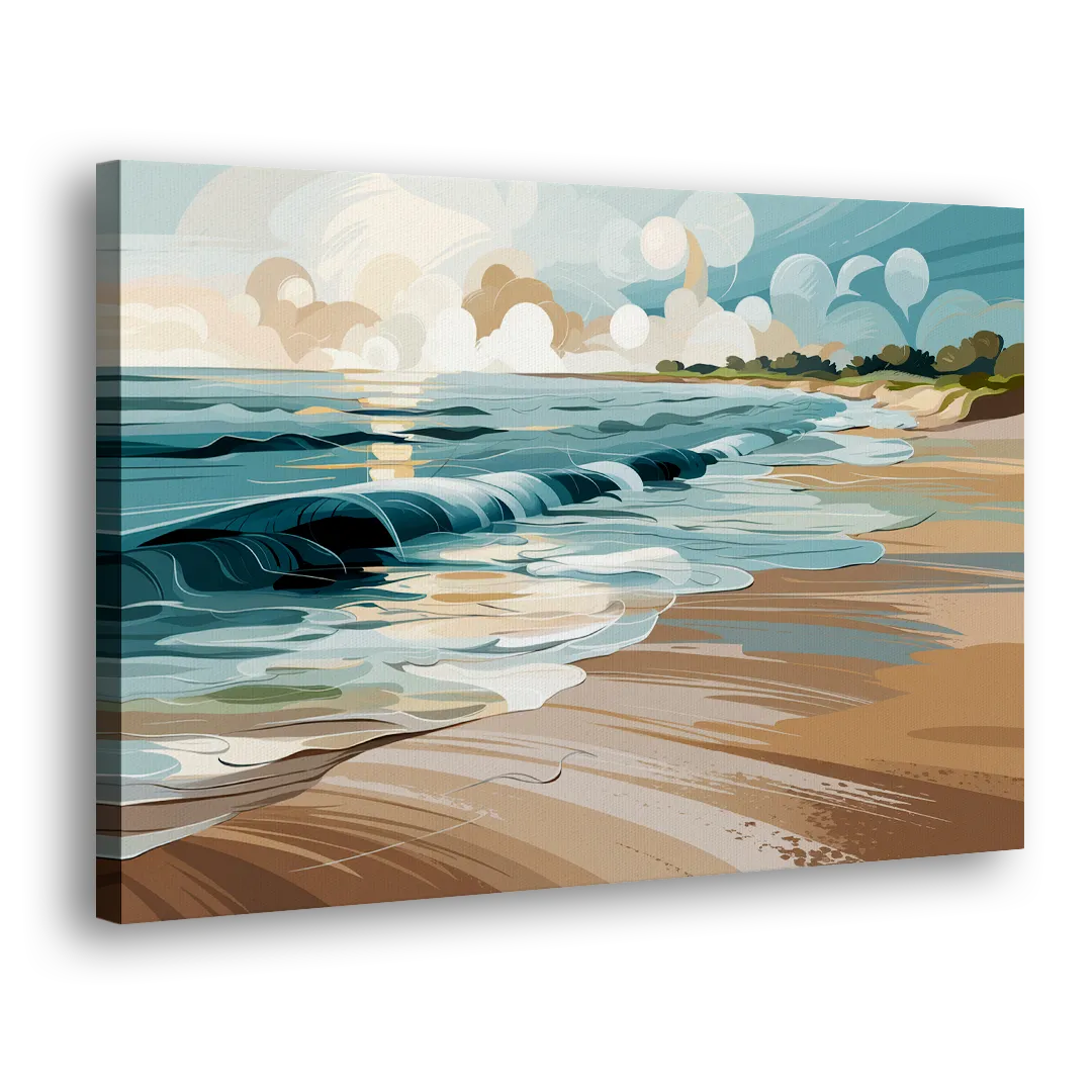 Mobile Coastal Vibes Side - Canvas Wall Art