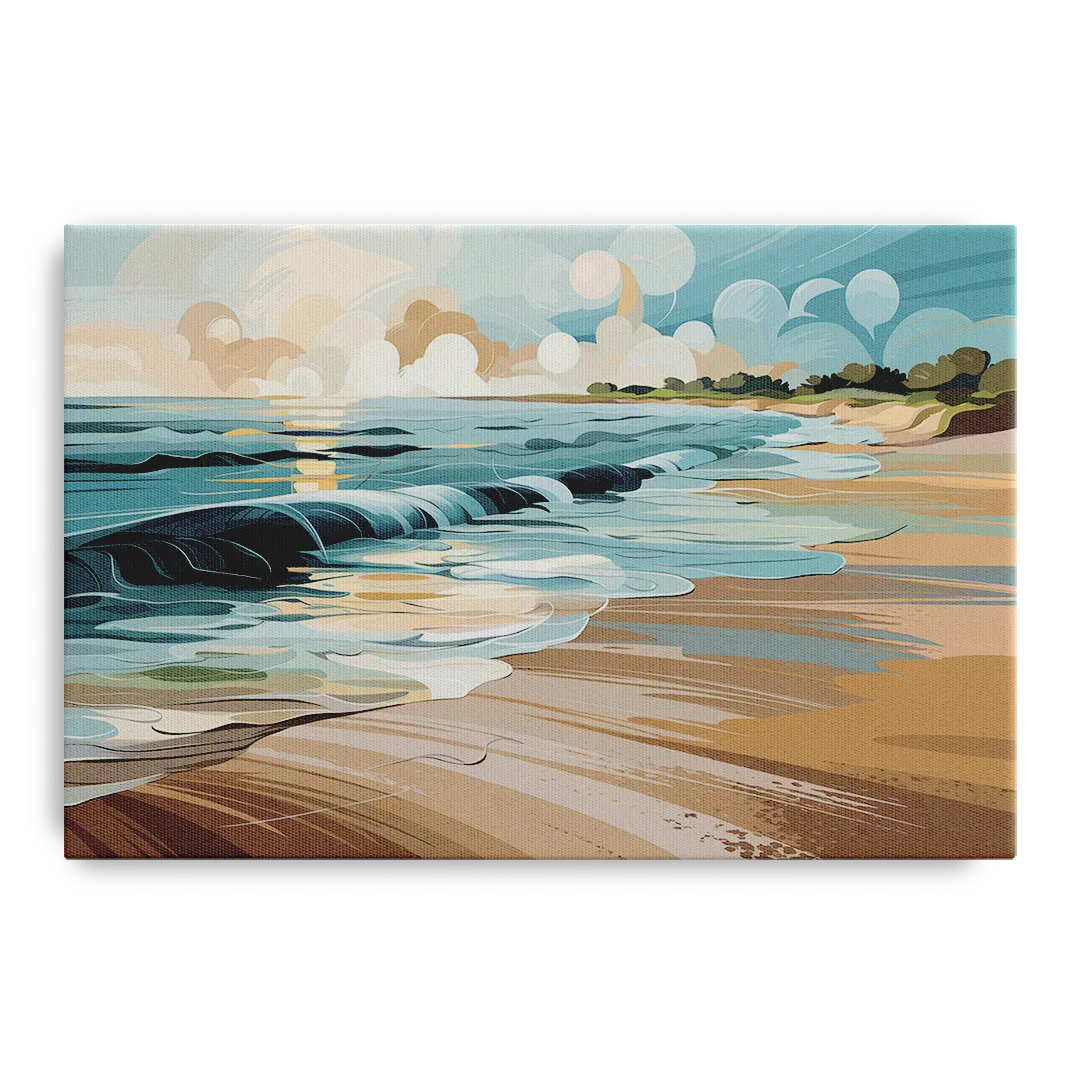 Mobile Coastal Vibes Front - Canvas Wall Art