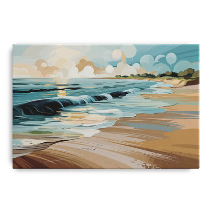 Mobile Coastal Vibes Front - Canvas Wall Art
