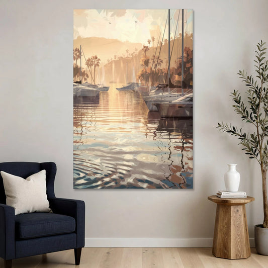 Mobile Scenic Harbor - Canvas Wall Art - Sofa - 40x60