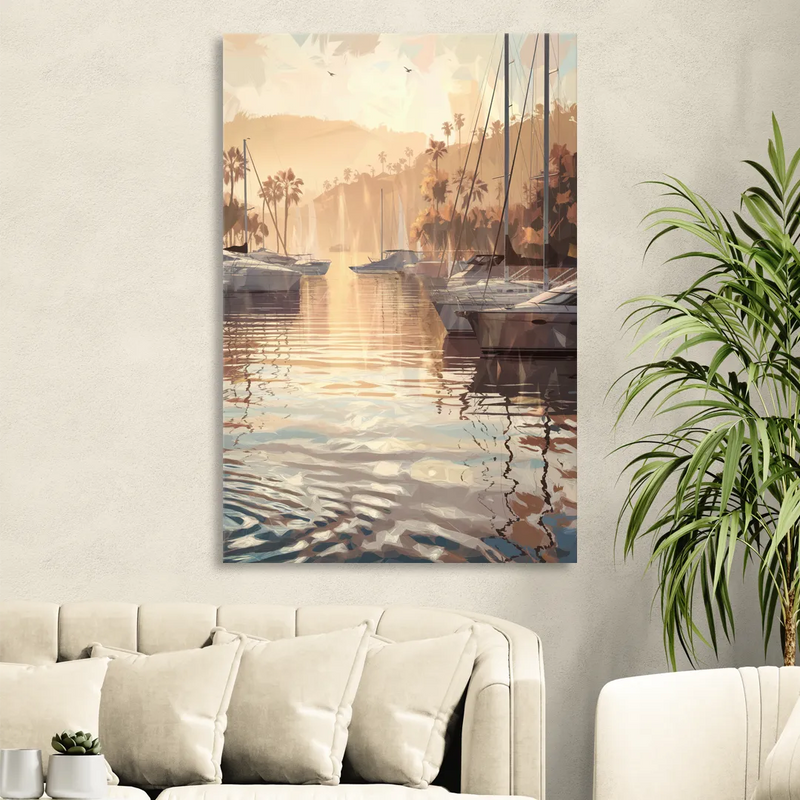 Mobile Scenic Harbor Sitting Room - Canvas Wall Art