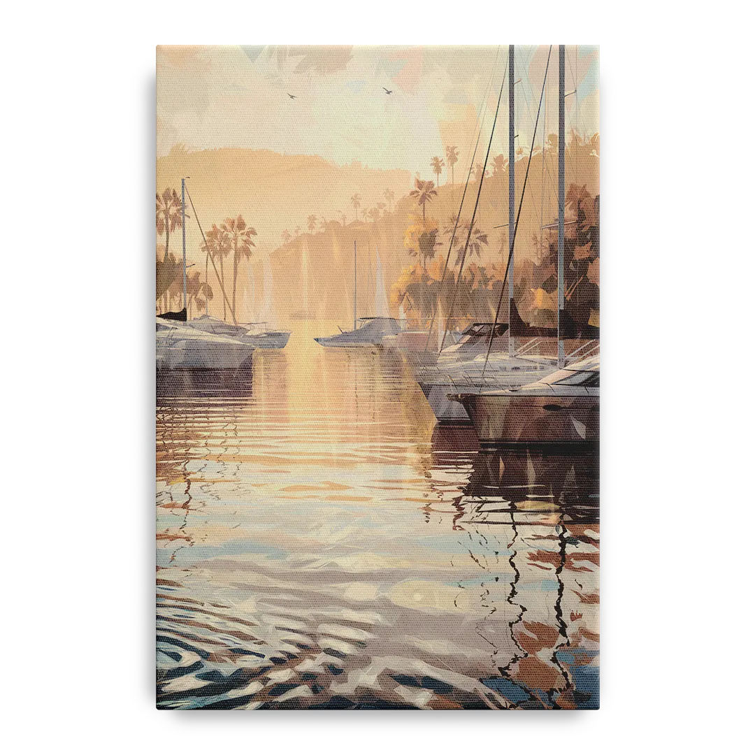 Mobile Scenic Harbor Front - Canvas Wall Art