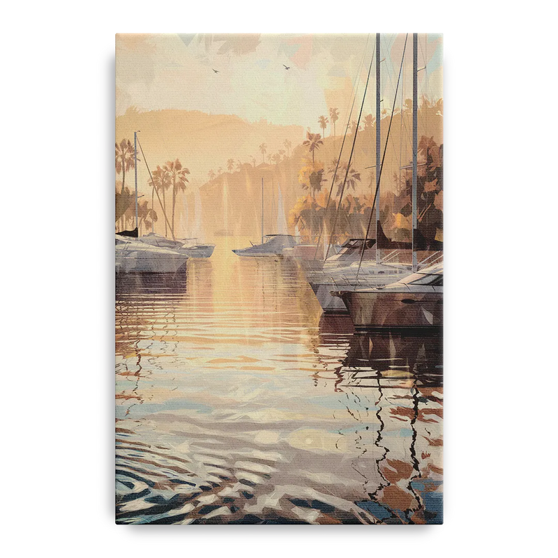 Mobile Scenic Harbor Front - Canvas Wall Art