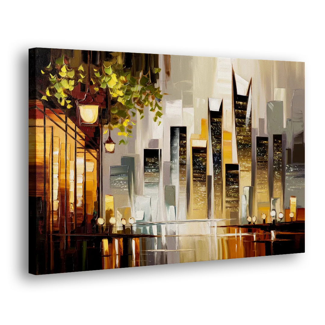 Mobile Urban Charm Side - Canvas Wall Art