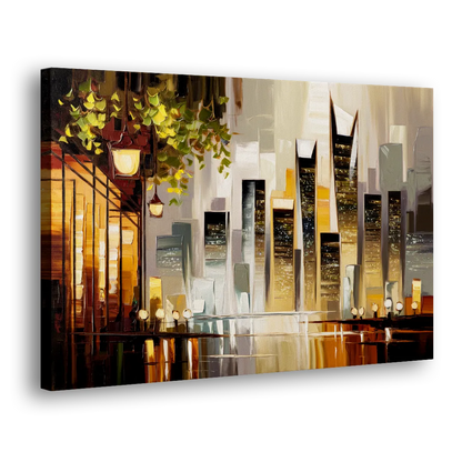 Mobile Urban Charm Side - Canvas Wall Art