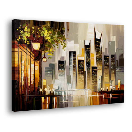 Mobile Urban Charm Side - Canvas Wall Art