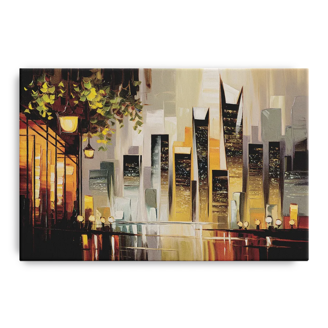 Mobile Urban Charm Front - Canvas Wall Art