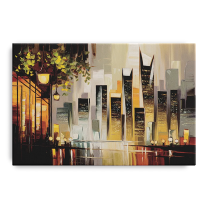 Mobile Urban Charm Front - Canvas Wall Art