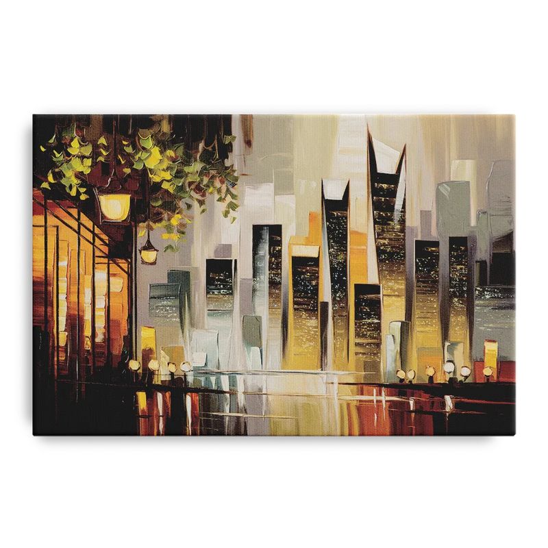 Mobile Urban Charm Front - Canvas Wall Art