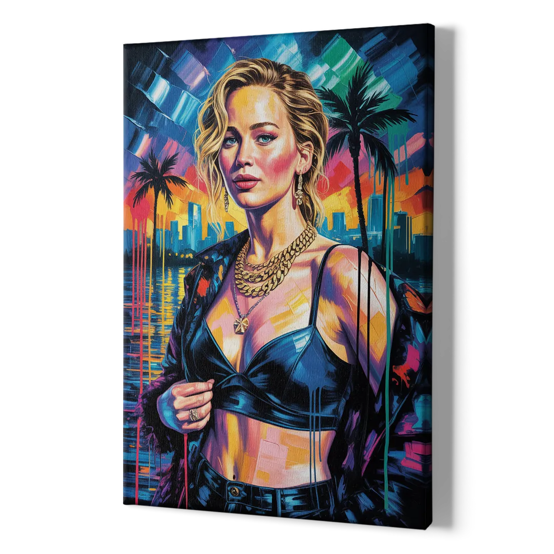 Mocking Flame 2.0 - Canvas Print Art Sides