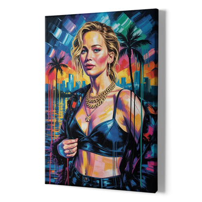 Mocking Flame 2.0 - Canvas Print Art Sides