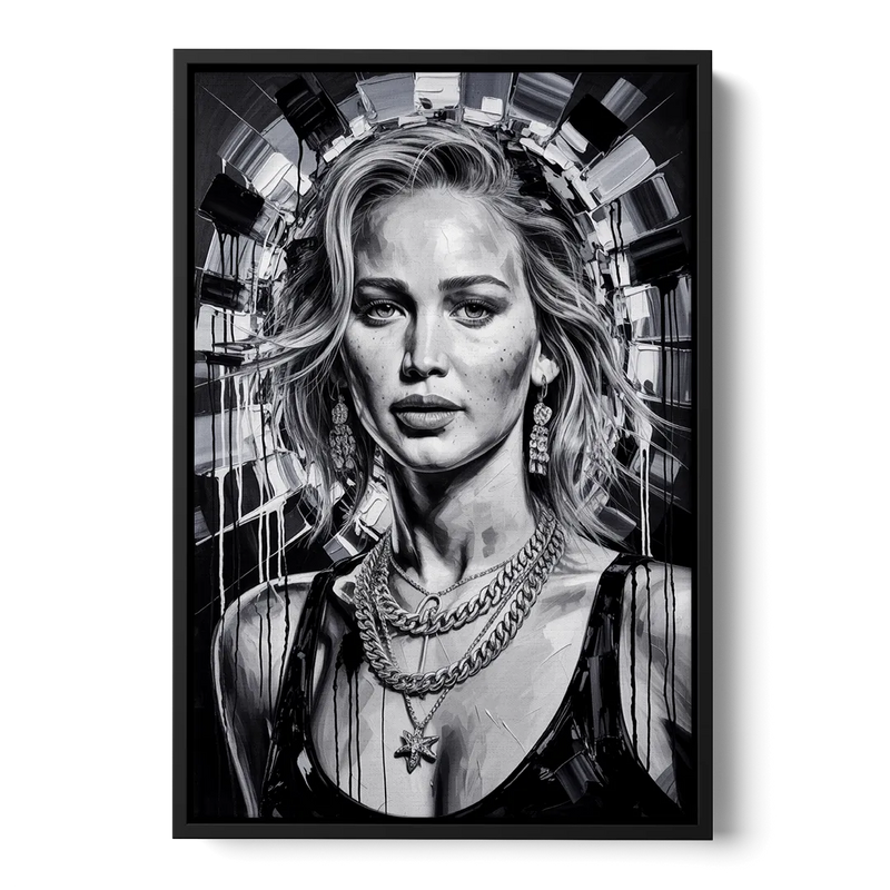 Mocking Flame 3.0 Front - Black Canvas Wall Art