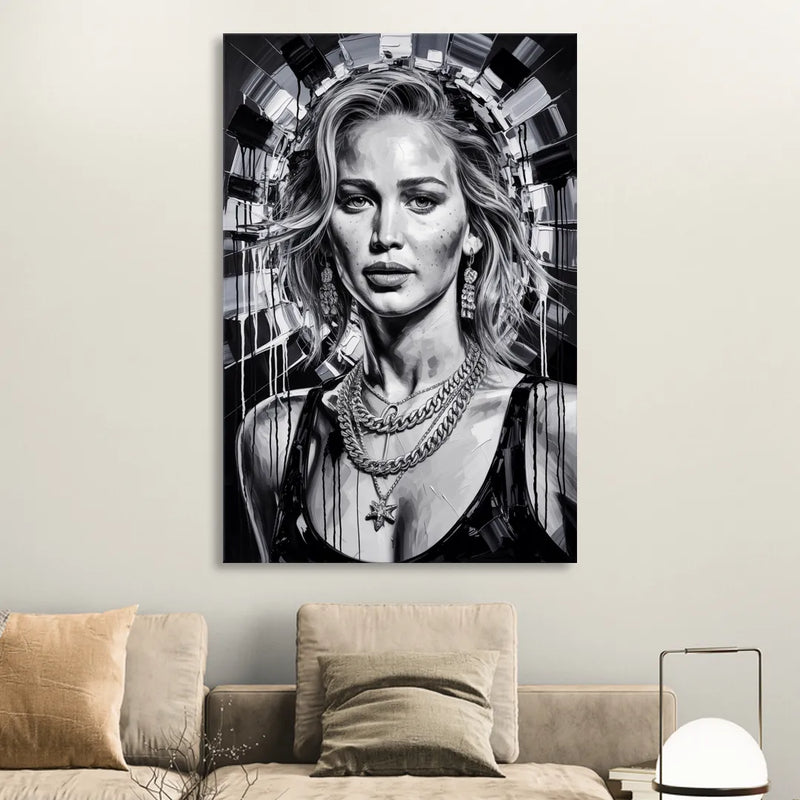 Mocking Flame 3.0 Sitting Room - Canvas Wall Art