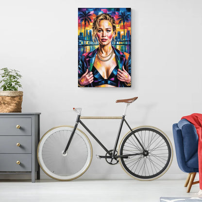 Mocking Flame - Canvas Wall Art Living Room