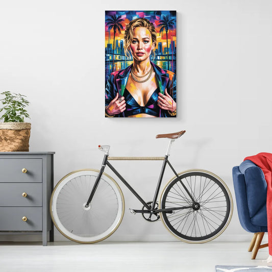 Mocking Flame - Canvas Wall Art Living Room