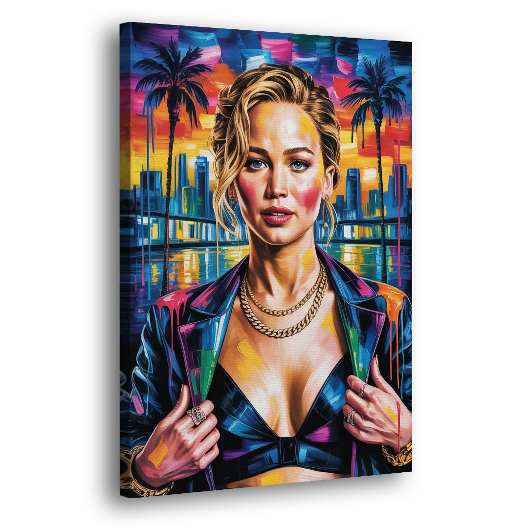 Mocking Flame Side - Canvas Wall Art