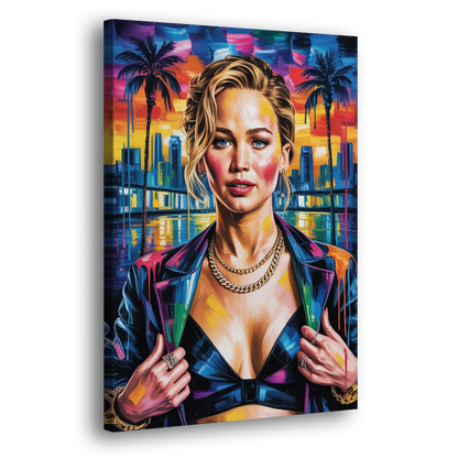 Mocking Flame Side - Canvas Wall Art