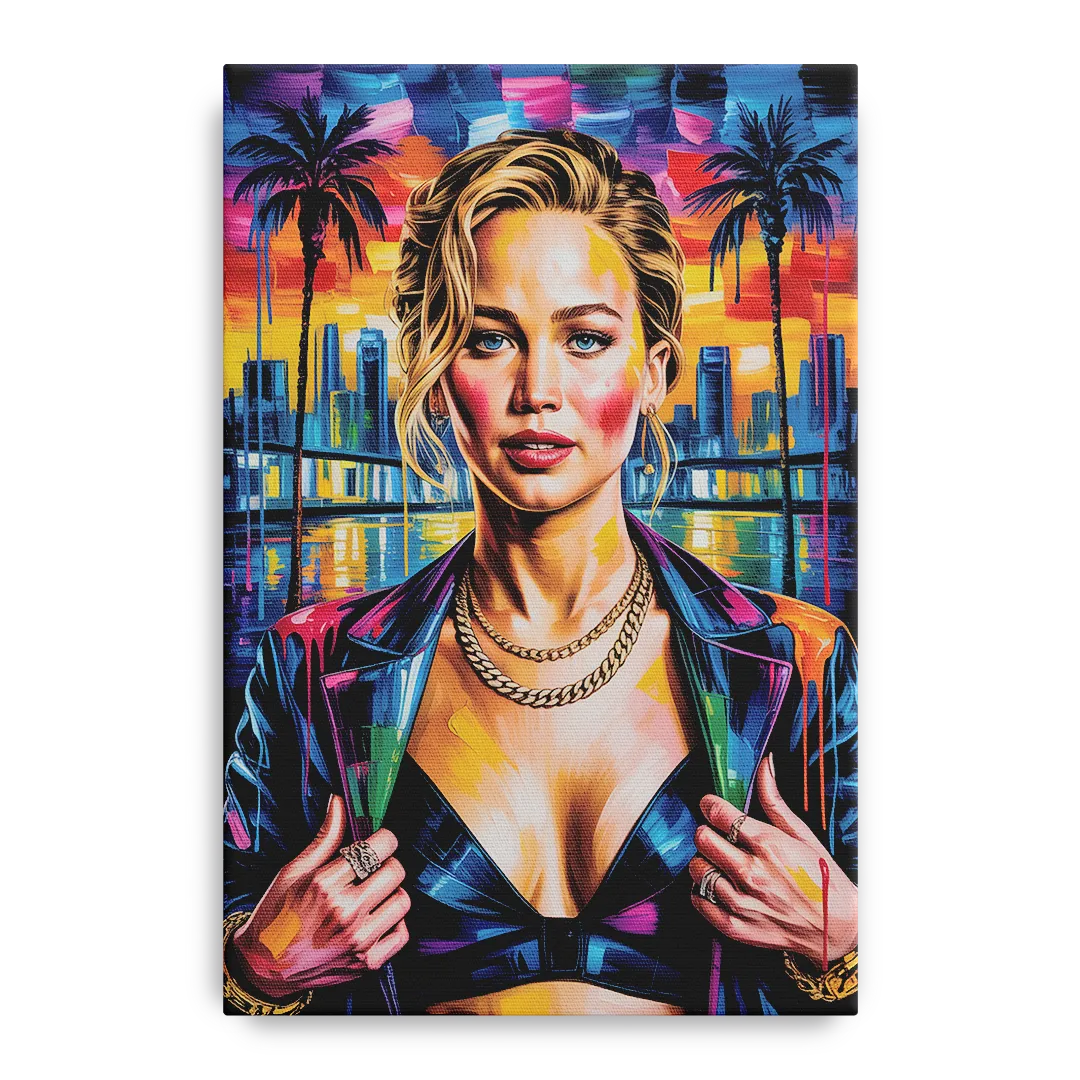 Mocking Flame Front - Canvas Wall Art