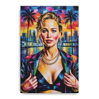 Mocking Flame Front - Canvas Wall Art