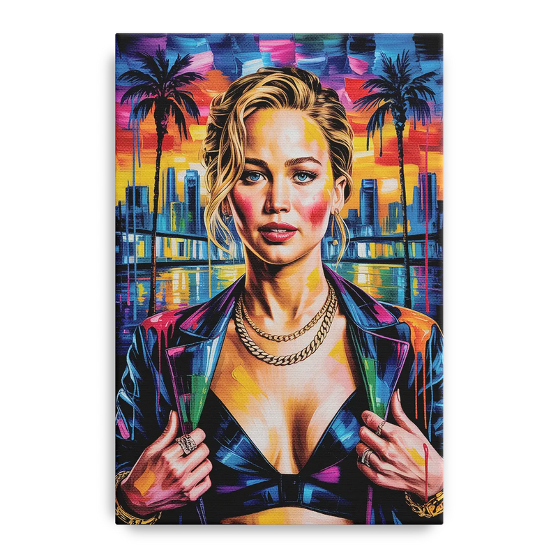 Mocking Flame Front - Canvas Wall Art