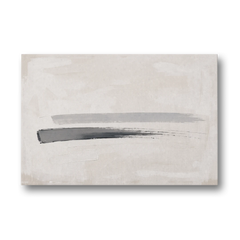 Modern Office Wall Decor with One Graphite Stroke - Canvas Wall Art - Front