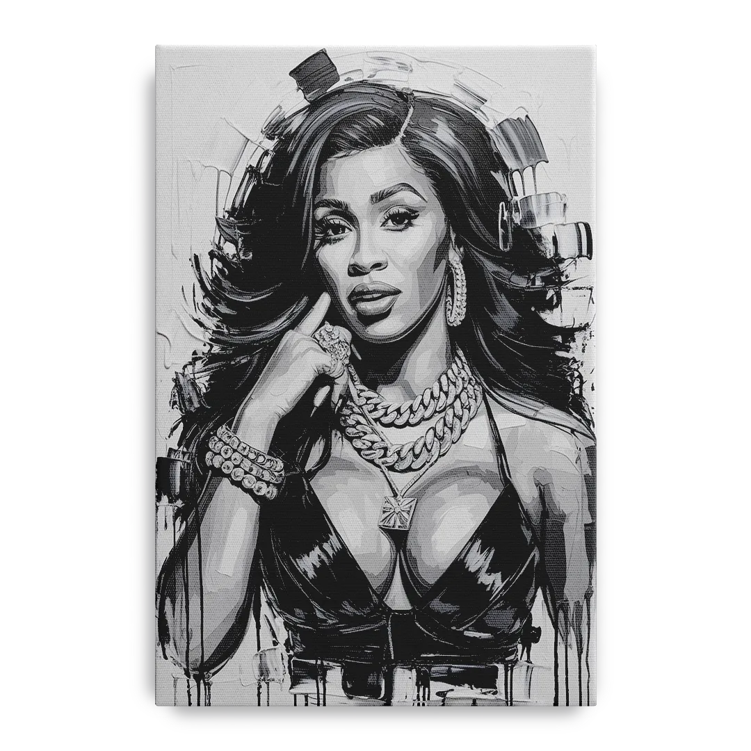 Money Move Front - Canvas Wall Art