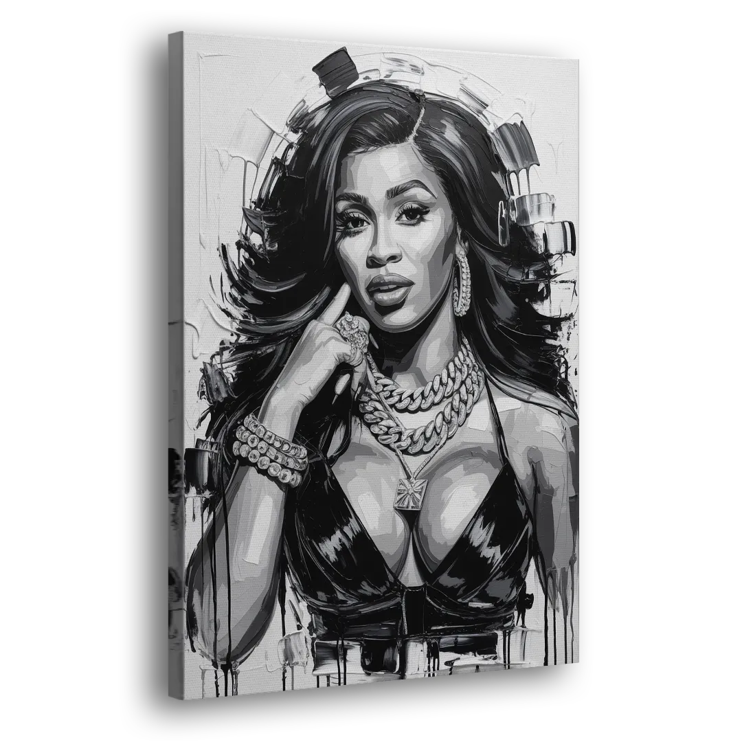 Money Move Side - Canvas Wall Art