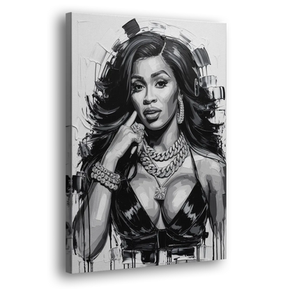 Money Move Side - Canvas Wall Art