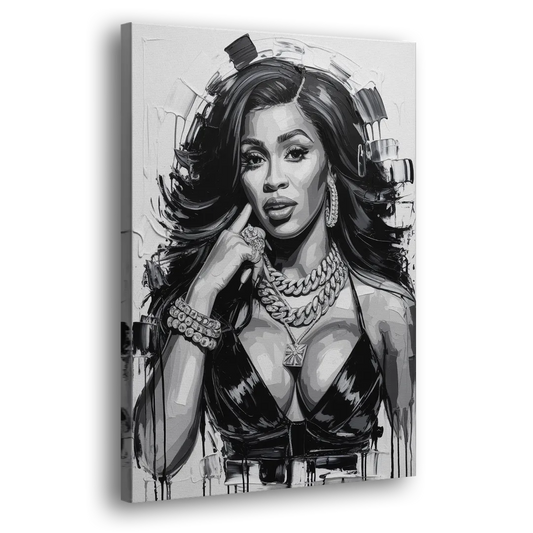 Money Move Side - Canvas Wall Art