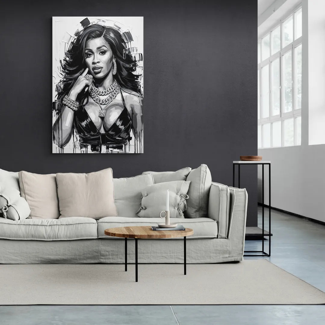 Money Move - Canvas Wall Art Living Room