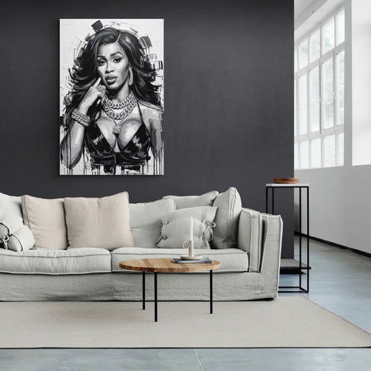 Money Move - Canvas Wall Art Living Room