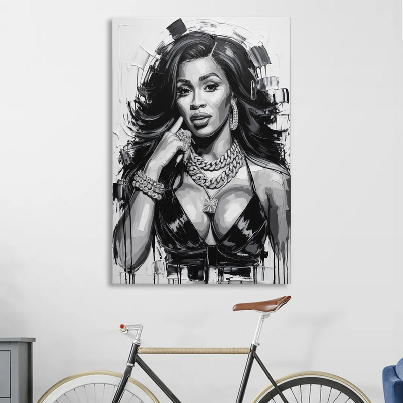 Money Move Living Room - Canvas Wall Art