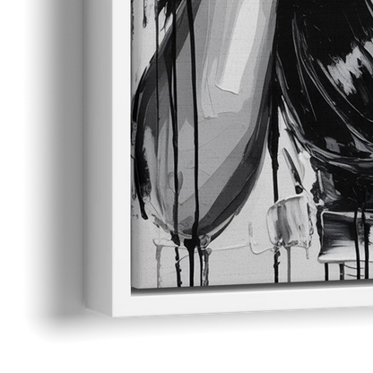 Money Move - Close-Up White Frame Canvas