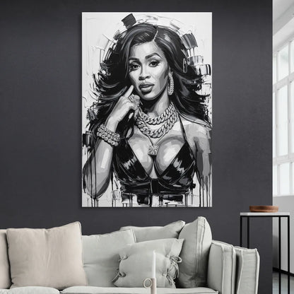 Money Move Sitting Room - Canvas Wall Art