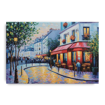 Montmartre Moments Front - Canvas Wall Art