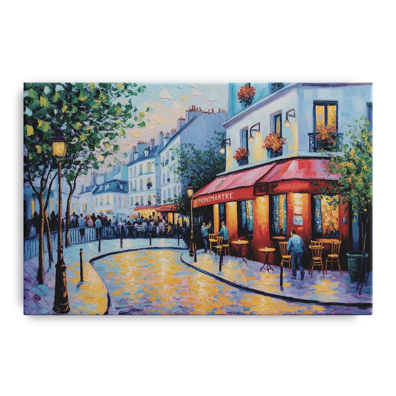Montmartre Moments Front - Canvas Wall Art